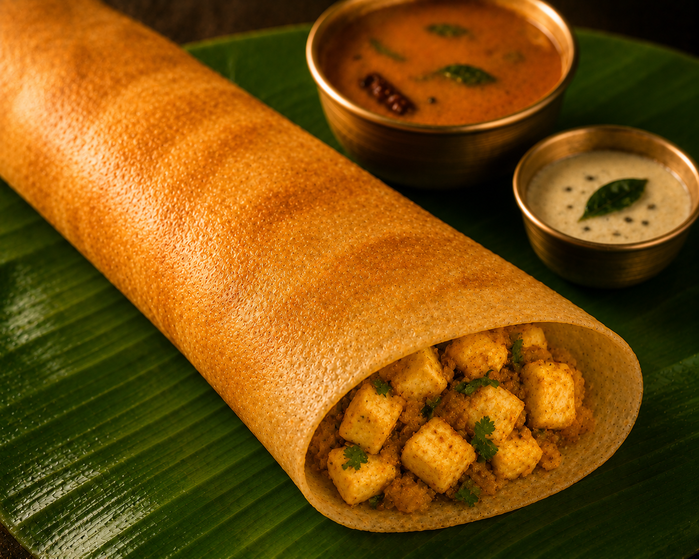 Panner Dosa at Sri Skanda Bhavan