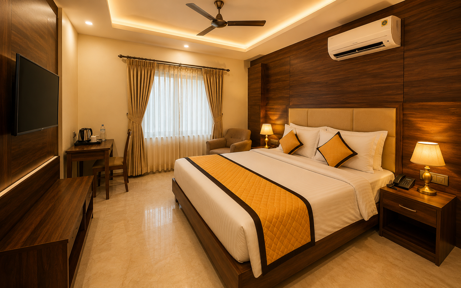 AC Room Double Occupancy at Sri Skanda Bhavan Thirukkadaiyur - 2 persons